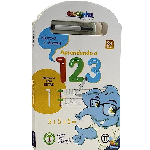 Escreva E Apague - Aprendendo O 123 - Walmart.com