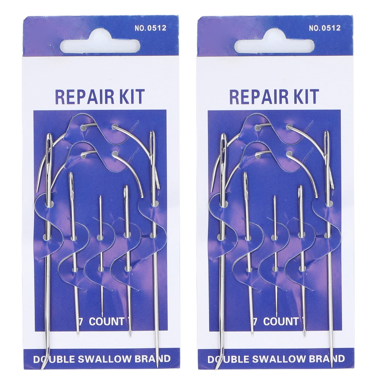 EseeAier 2 Sets Leather Needle Heavy Duty Hand Sewing Stitching Tool