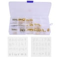 EseeAier 56pcs Wood Burning Pen Tip Stencil Set Soldering Pyrography