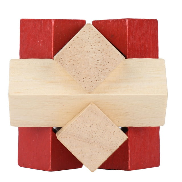 EseeAier Brain Teasers Wooden Puzzles Disentanglement Game Intelligent