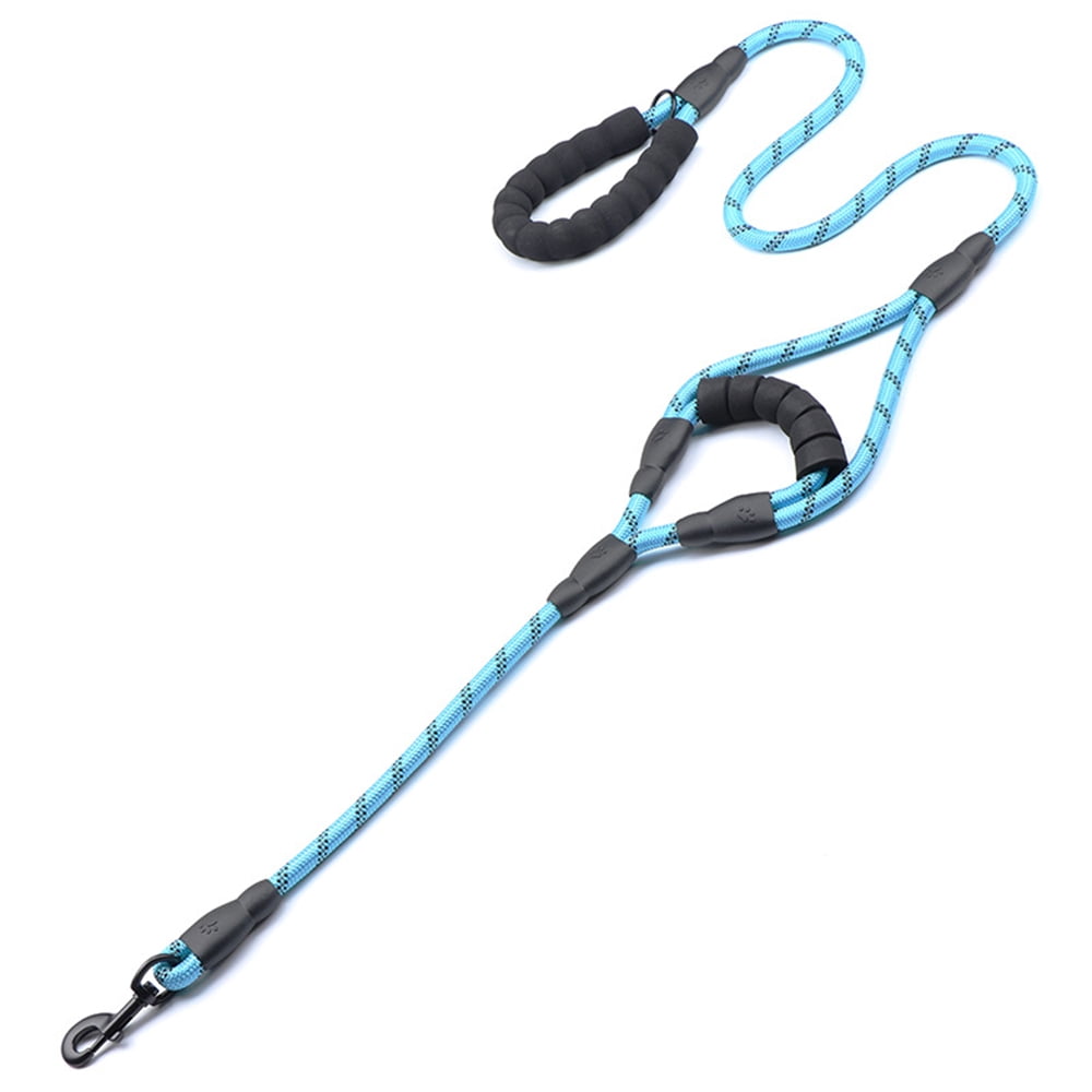View of EseeAier Dog Leash Traffic Padded Two Handles, Reflective Threads for ...