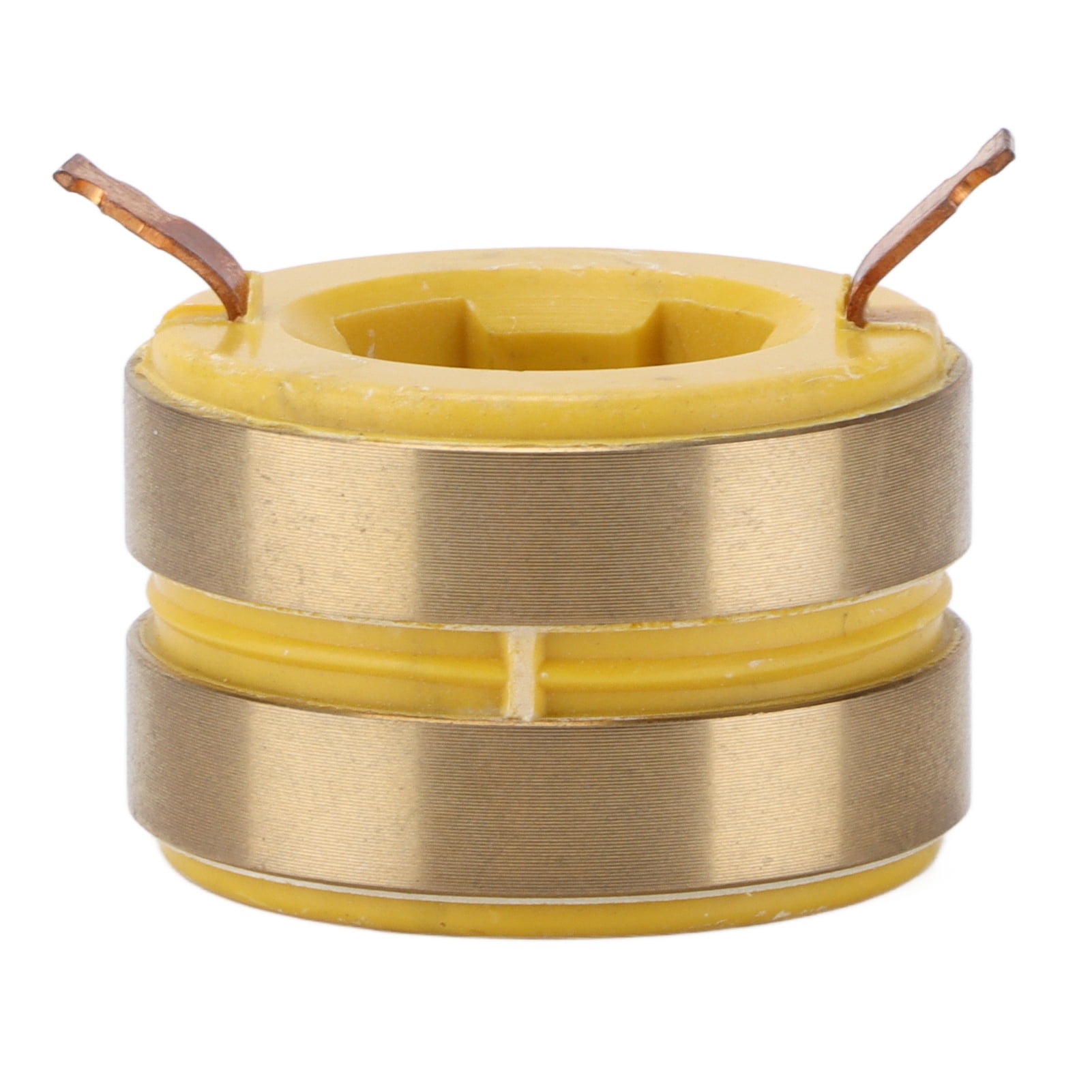 EseeAier Slip Ring Brass Conductive Collector 2 Way 22mm ID 38mm OD for