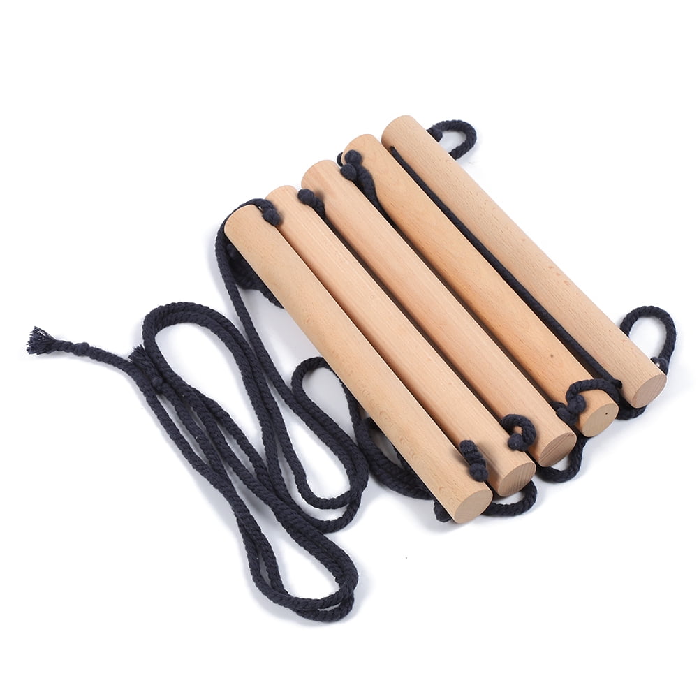 EseeAier Wooden Safety Bed Ladder Assist Ladder Sit Up Bed Assistant for Elderly Patient