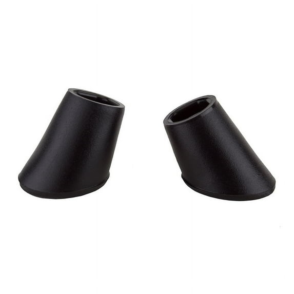 Esge / Pletscher Black Rubber Shoes Only Black for Bicycle Double Kickstand