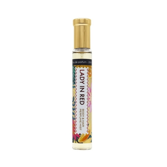 Esha Body & Hair Perfume Mist Eau De Parfum for Women Infused with Betaine Citrus Lily (LADY IN RED)