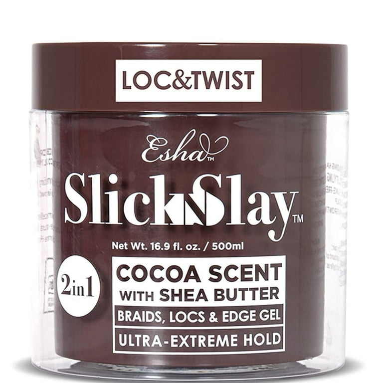 Esha Slick N Slay 3-in-1 Braiding Gel, Extreme Hold, Frizz