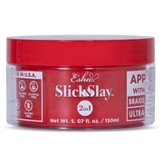 Esha Slick N Slay Braiding Gel   2-in-1 Ultra Extreme Hold Gel for Locs, Twists & Edges   Hydrating, Conditioning & Shining   Apple, 5 Fl Oz