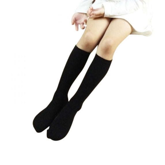 Esho 1-12Y Toddler Striped Knee High Socks Girls Over the Calf School Uniform Stockings Boys Kids Athletic Soccer Socks