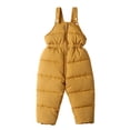 thumbnail image 1 of Esho 2-6T Toddler Boys Girls Winter Warm Snow Pants Overalls Snowsuit Jumpsuit Zipper Down Snow Bib Pants, 1 of 8