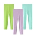 thumbnail image 1 of Esho 3-Pack Toddler Girls Casual Candy Color Leggings Stretch Tights Skinny Pants 2-7T, 1 of 7