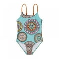 thumbnail image 1 of Esho 4-8Y Kids Girls One-Piece Swimsuits Bathing Suit Toddler Girl Floral Bikini Swimwear Beach Wear, 1 of 4
