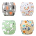 thumbnail image 1 of Vigorush 4-Pack Infant Baby Boy Girl Ultra-Soft Cotton Training Pants Underwear Padded Panties Undies Briefs 6-24M, 1 of 8