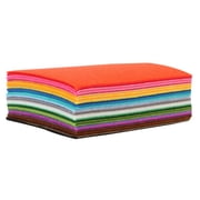 Vigorush 40Pcs Assorted Color Felt Fabric Sheets Patch-Work Sewing DIY Craft