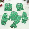 thumbnail image 1 of Esho 6-13T Brother and Sister Matching Christmas Pajamas Set Boys Girls Silk Satin Button Down Sleepwear Nightwear Pj Set, 1 of 8