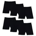 thumbnail image 1 of Esho 6 Pack Girls Cotton Shorts Toddler Girl Bike Shorts Dance Gymnastics Yoga Shorts Safety Active Under Dress Shorts 2-10 Years, 1 of 8