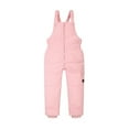 thumbnail image 1 of Esho 6M-5T Toddler Boys Girls Winter Warm Down Snow Pants Overalls Snowsuit Zipper Snow Bibs Jumpsuit, 1 of 8