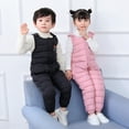 thumbnail image 1 of Esho 6M-5T Toddler Girls Boys Winter Warm Snow Pants Overalls Snow Bibs Zipper Jumpsuits Snowsuit, 1 of 8