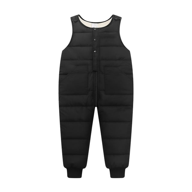 Esho Baby Boys Girls Winter Down Snow Pants Overalls Snowsuit, 6M4T