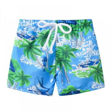 Esho Boys Swim Trunks, Toddler Beach Shorts Boardshorts Quick Dry Beach Swim Shorts, Little Boys Elastic Drawstring Bathing Suit Swimsuit 2-7 Years Old