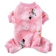 thumbnail image 1 of Esho Cute Snowman Xmas Pet Clothes for Dog Pajamas Soft Christmas PJS, 1 of 4