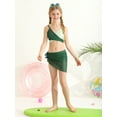 thumbnail image 1 of Esho Girls Swimsuits, Big Girls Solid 7-12 Bikinis Bathing Suit, 3 Pieces, Size 7-12T, 1 of 8