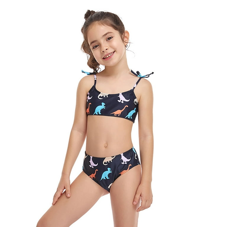 Esho Girls Two Piece Swimsuits Kids Tween Girl Bikini Set Bathing Suit  Swimwear 6-14T