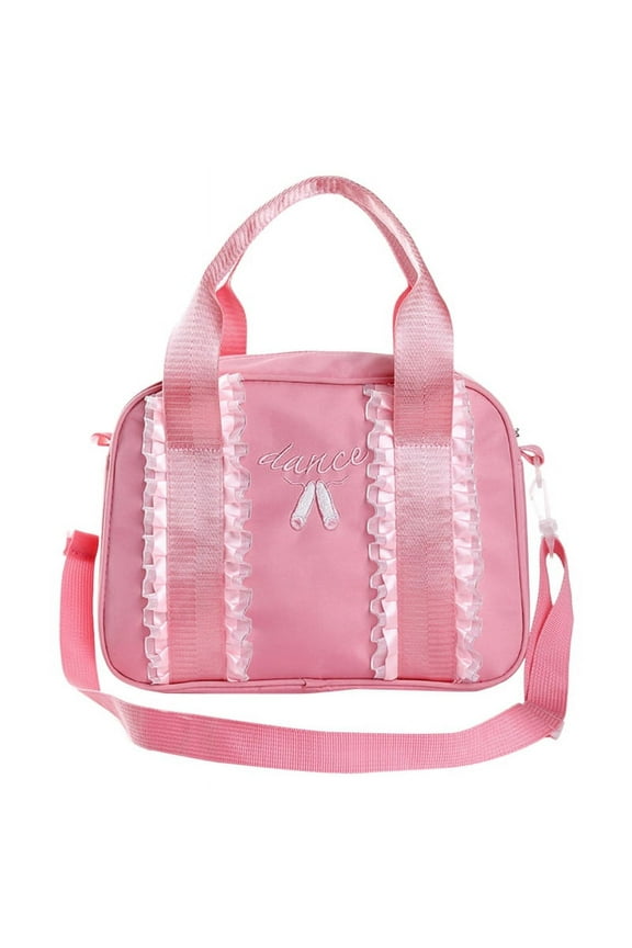 Kids Girls Ballet Duffle Crossbody Bags Children's Gymnastics Latin Jazz Tulle Dance Bags