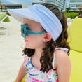thumbnail image 1 of Esho Little Girls Sports Beach Sun Hats Visor Cap Kids Summer Baseball Caps Wide Brim Sunhats 1-9T, 1 of 6