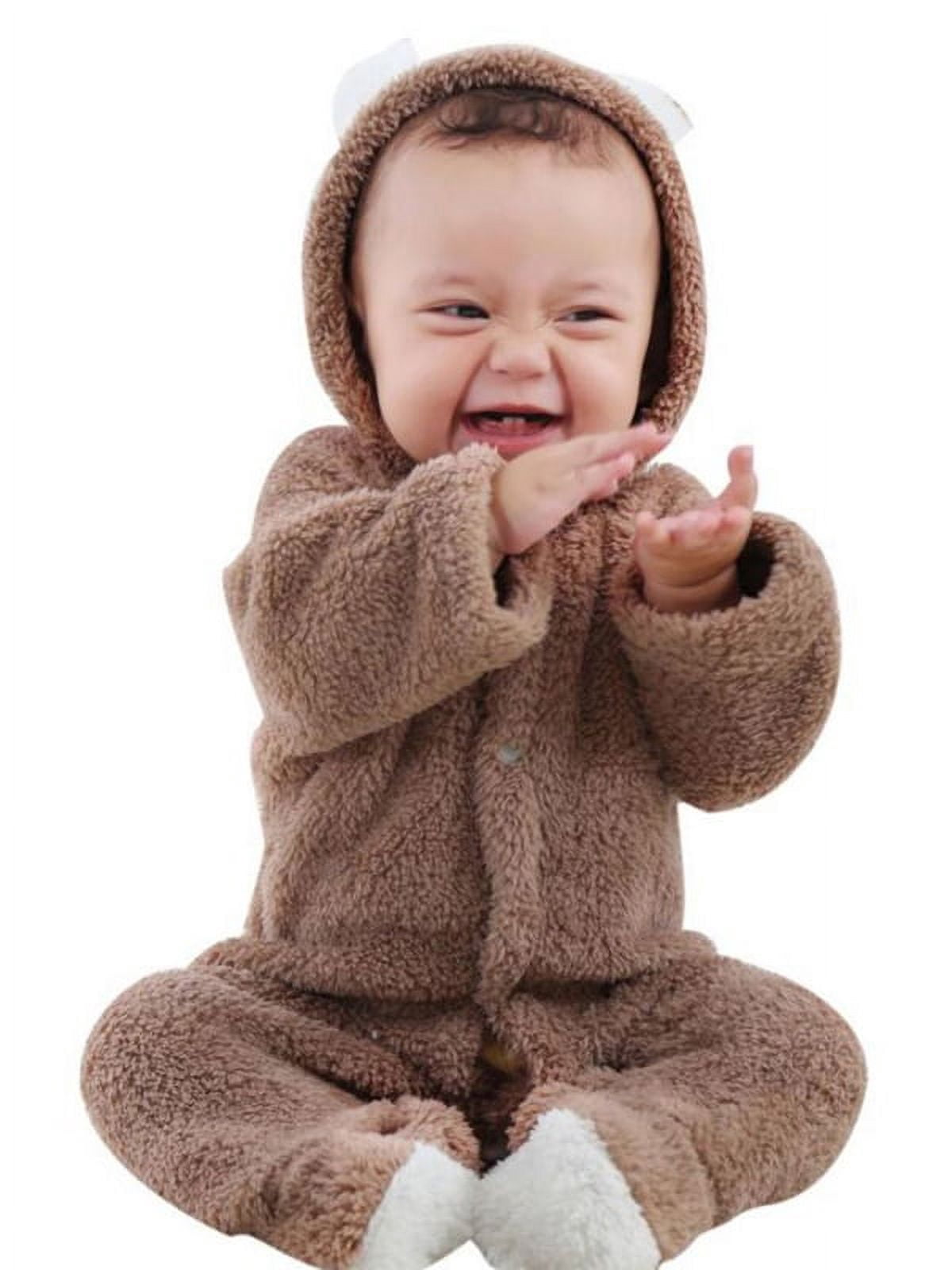 Tiger Newborn Baby Boy Girl Kids Hooded Romper Jumpsuit Bodysuit