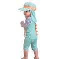 thumbnail image 1 of Uccdo Toddler Boys Girls Cartoon One Piece Rashguard Swimsuits Kids Beach Sunsuit Swimwear 1-7T, 1 of 4