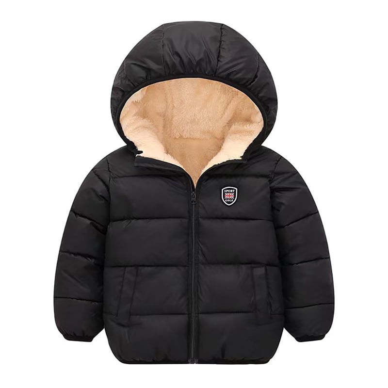 Esho Toddler Boys Girls Thicken Hooded Coats Jackets, Kids Winter Warm ...