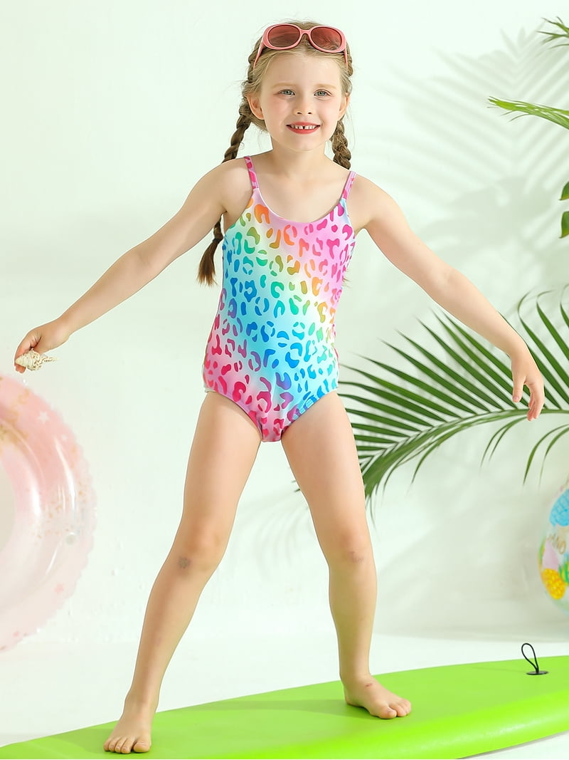 Esho Toddler Girls One-Piece Swimsuits Bathing Suit Kids Princess