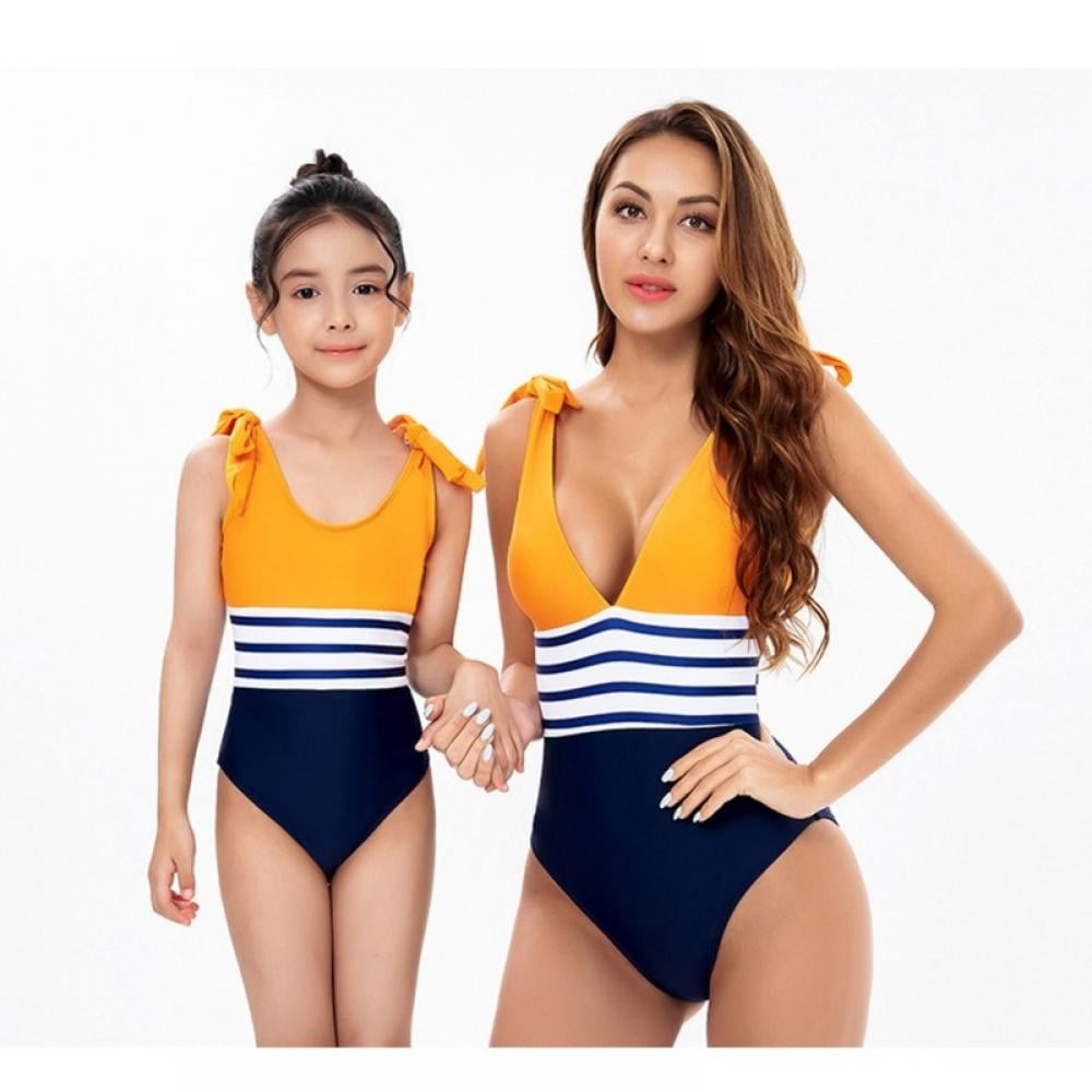 Esho Girls One-Piece/Two-Pieces Swimsuits Swimwear Children Holiday Beach  Wear Bathing Suit 7-12Y 