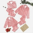 thumbnail image 1 of Esho Women Pajamas Set Christmas Family Matching Pajamas Silk Satin Button Down Sleepwear Nightwear Pj Set, 1 of 8