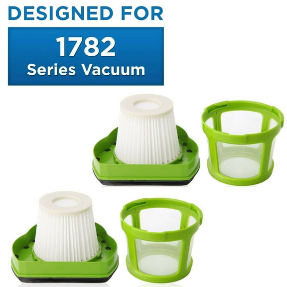 Eshoppercity 2x HEPA Filter Pet Hair Vacuum Cleaner Replacement for Bissell 1608653 1608654 1782 Series Pet Hair Eraser Cordless Hand Vacuum Cleaners