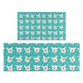 thumbnail image 1 of Esign Of Head Pug Dog Kitchen Rugs Sets Of 2,Anti Fatigue Kitchen Mat Rugs Non Slip Washable,Decorative Kitchen Floor Mats for Kitchen,Sink,Laundry,17"x30"+17"x47", 1 of 7