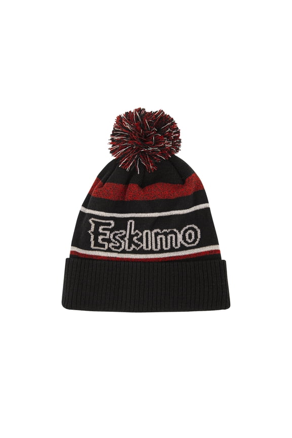 39343 Reflective POM Hat, Headwear, Unisex, Black