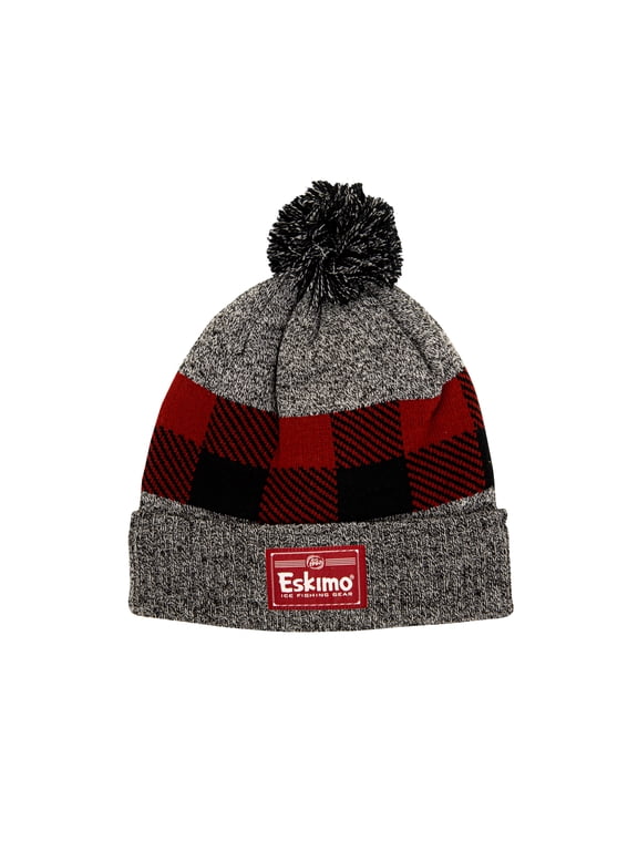 41455 Alpine Knit Hat, Headwear, Unisex, Gray/Plaid