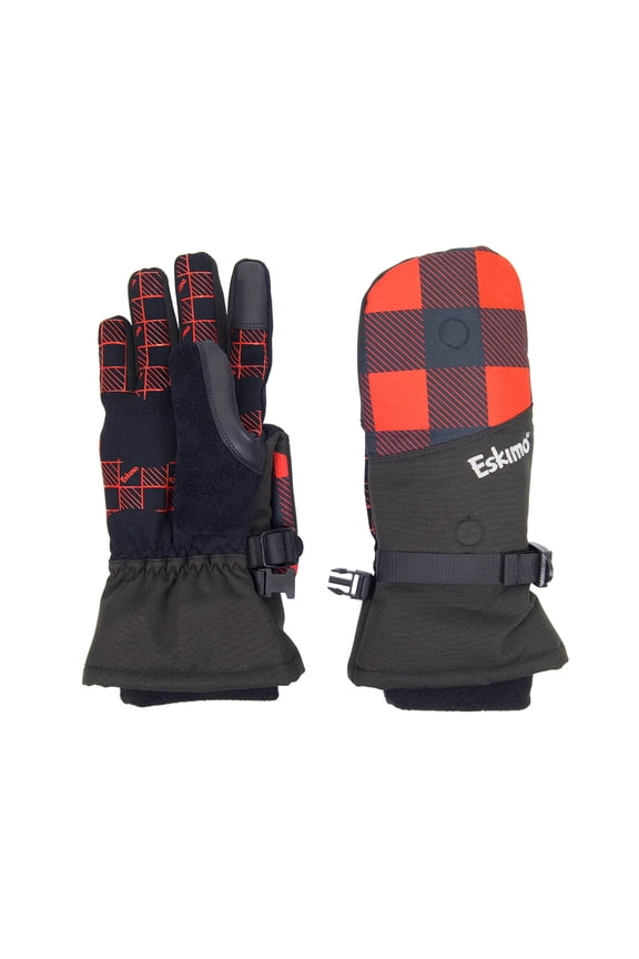 ® Buffalo Plaid Glomitt, Gloves, Unisex, Black Ice, X-Large/XX-Large, 39341