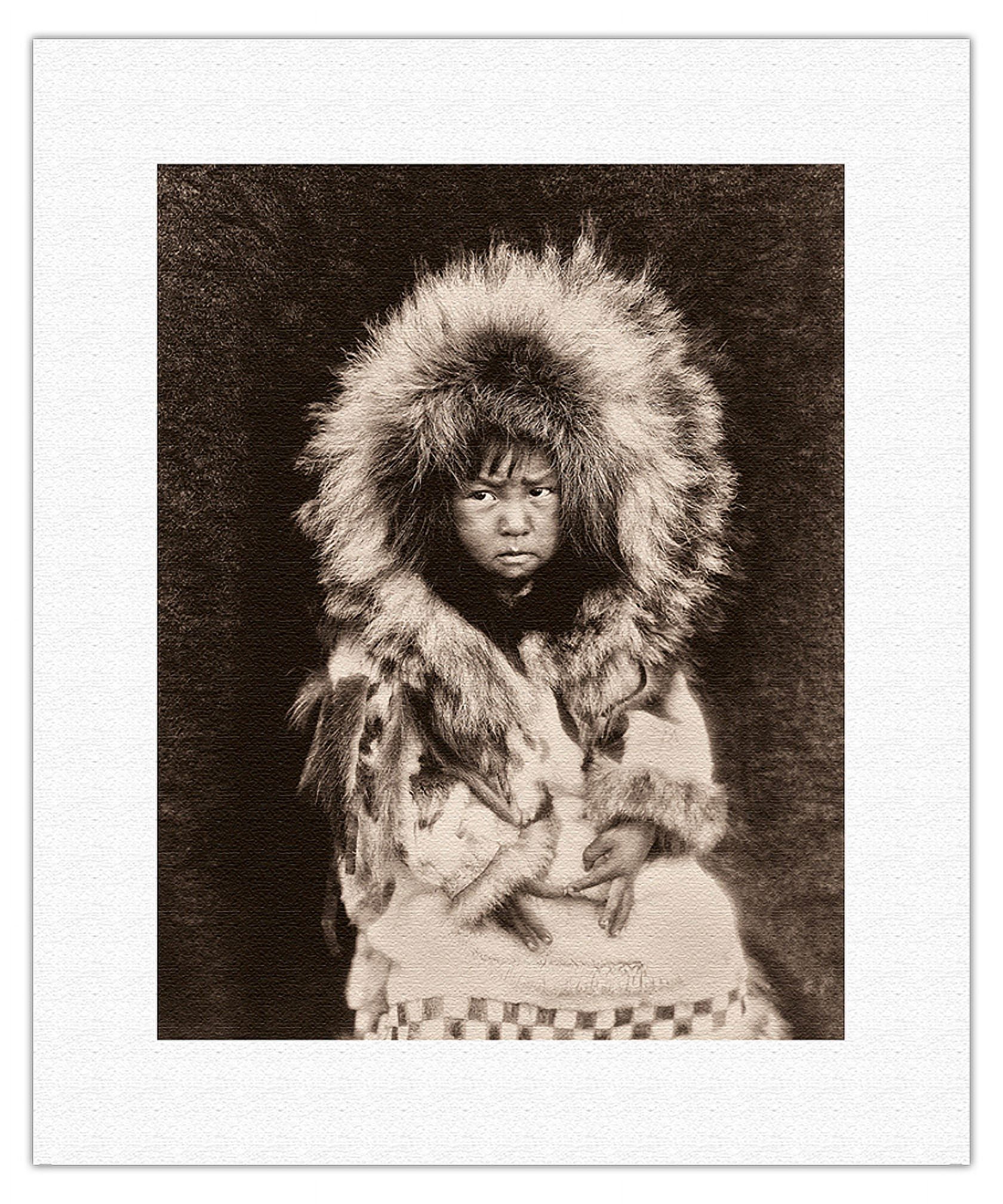 Eskimo Child Noatak Native Alaska North American Indians Vintage
