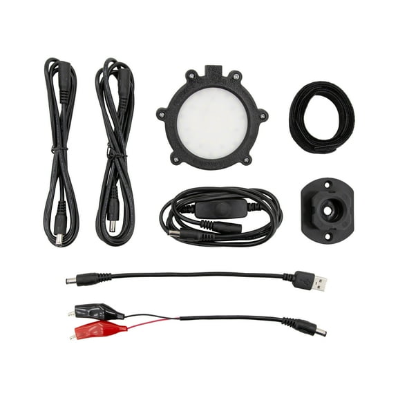 Eskimo® E-Hub™ Shelter Light Kit, Shelters, Black, USB Type A, Alligator Clips, Locking Connection, E-Hub System, 44834