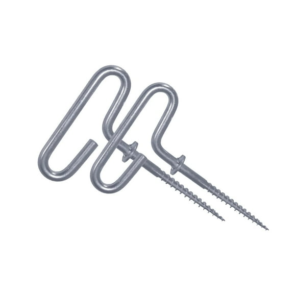 Eskimo Heavy Duty Ice Fishing Shelter Anchors, 2-Pack, Stainless Steel, 69138