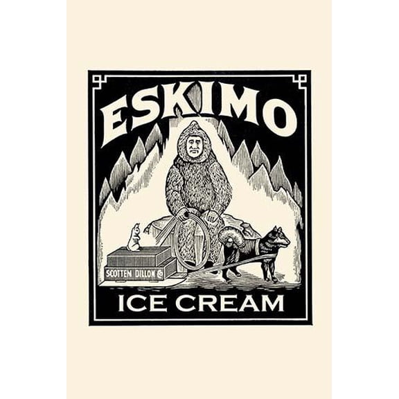 Eskimo Ice Cream-Fine Art Canvas Print (20" x 30")