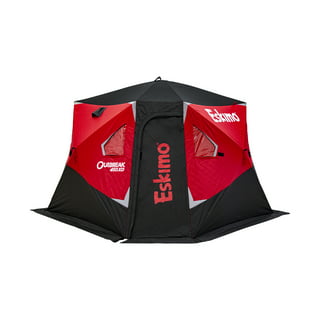 EZ Lite Fully Insulated Ice Fishing Tent, Sleeps 4-5 persons 10.8ft x 9.3ft  x 5.9ft 