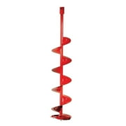 Eskimo Quantum 8-inch Ice Fishing Auger Bit, Includes Blade Protector and 8-inch Stainless Steel Blades, Red, QT8N