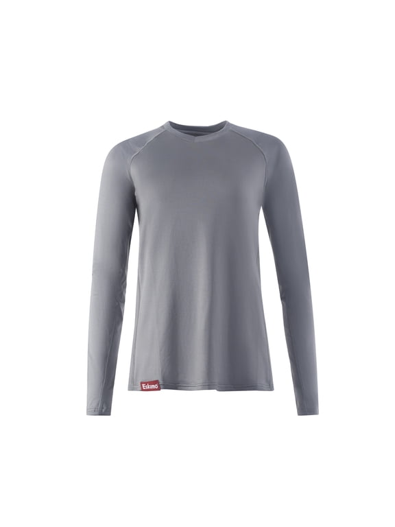 Women's Midweight Baselayer Shirt, Large, Grey, 39312
