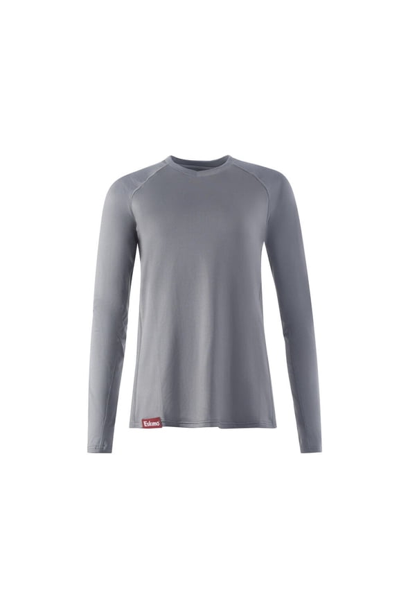 Women's Midweight Baselayer Shirt, Medium, Grey, 39312
