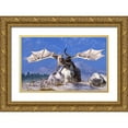 thumbnail image 1 of Eskridge, Daniel 18x13 Gold Ornate Wood Framed with Double Matting Museum Art Print Titled - White Dragon, 1 of 4