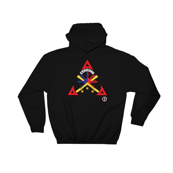 Eskrima Filipino Martial Arts HOODIE Black Sweatshirt kali arnis escrima stickfighting 2XL