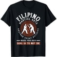thumbnail image 1 of Eskrima Kali Arnis Escrima Sticks Filipino Martial Arts T-Shirt, 1 of 4